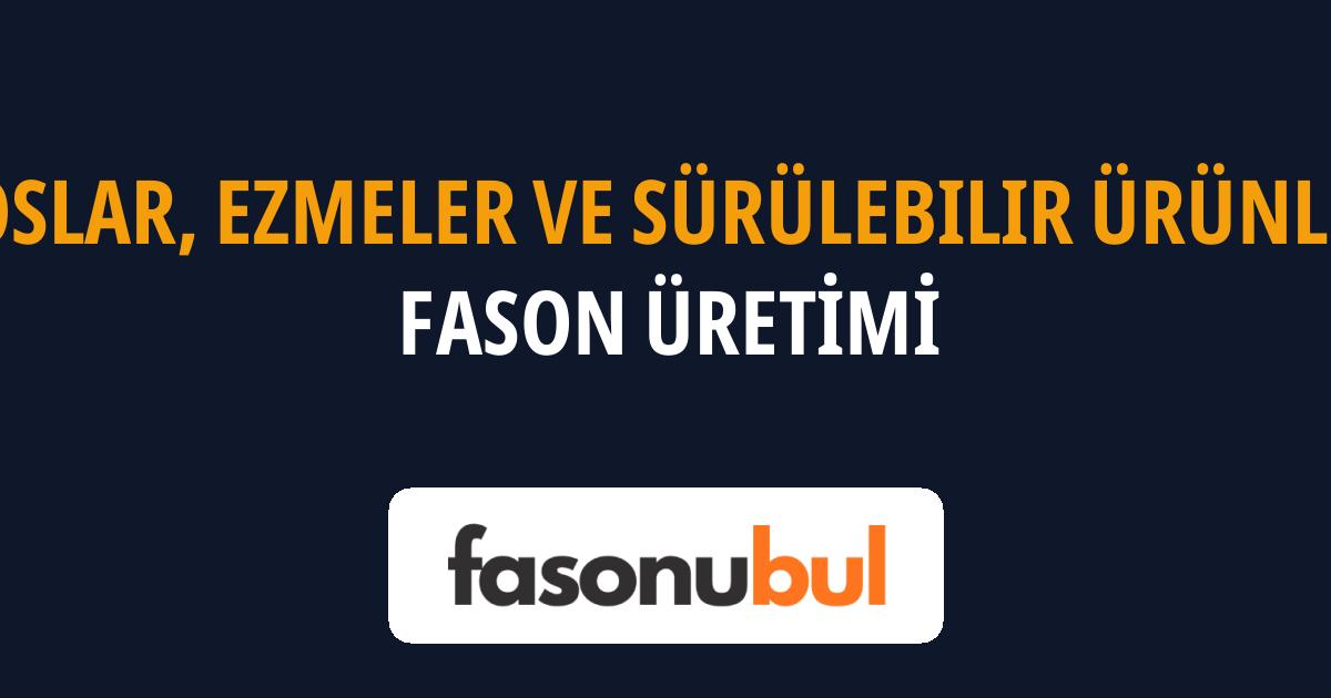 Soslar, Ezmeler ve Sürülebilir Ürünler Fason Üreticileri
